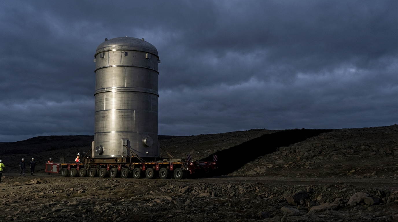 Frankreich liefert 500-Tonnen-Koloss für britischen Atomreaktor